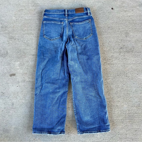 Madewell Denim - Madewell “Slim Wide Leg Crop” Jeans Size 27
